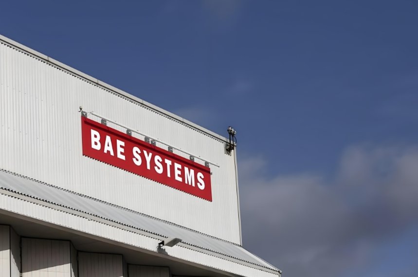 BAE Systems building signage for defense contractor search