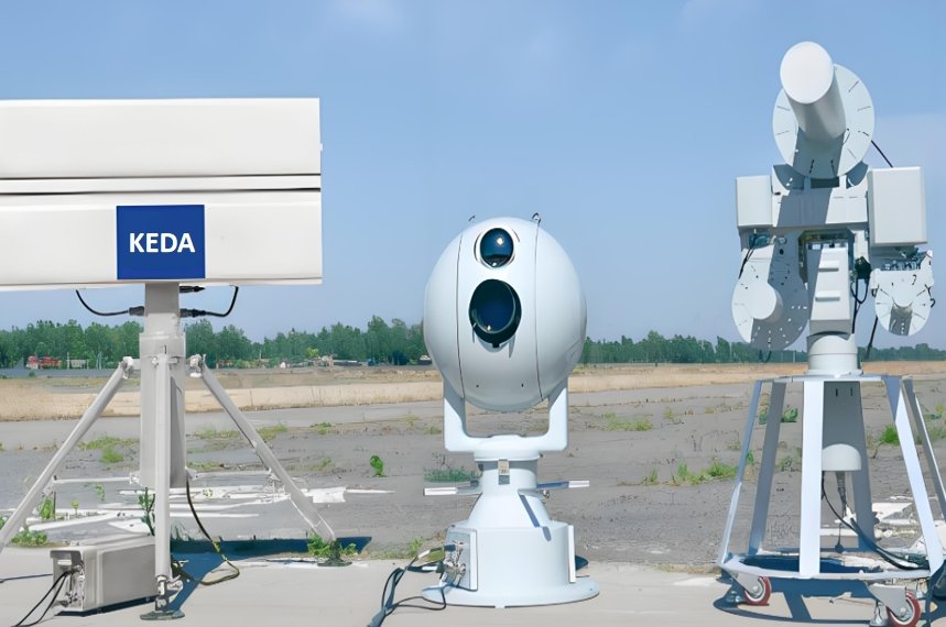 KEDA anti - drone jamming devices in open field deployment