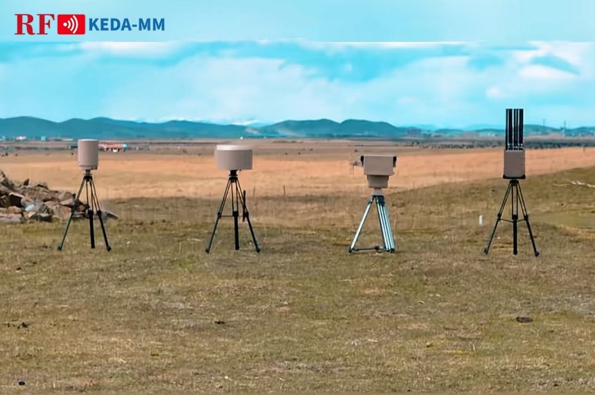KEDA - MM RF anti - drone systems in open field deployment