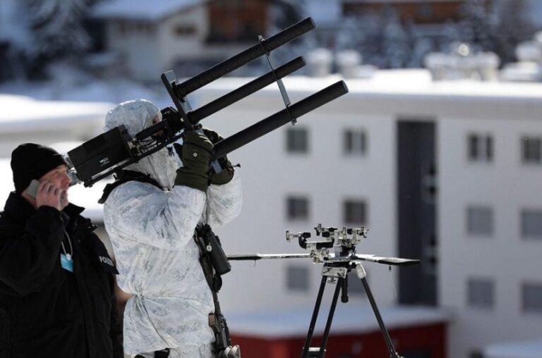 Handheld drone detection device used in snowy field for anti - UAV surveillance