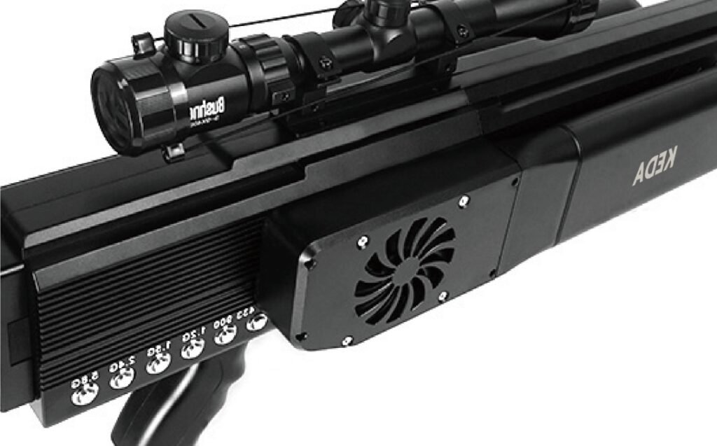 Detailed View of KEDA Drone - Jamming Rifle